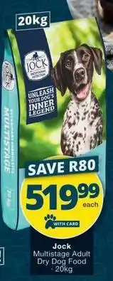 Checkers Multistage adult dry dog food offer
