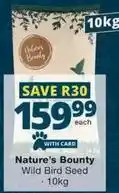 Checkers Bounty - wild bird seed offer