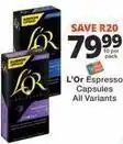 Checkers Espresso capsules offer