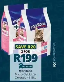 Checkers Cat - micro cat litter crystals offer