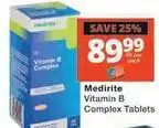 Checkers Vitamin b complex tablets offer