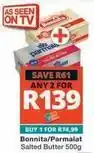 Checkers Bonnita - salted butter offer