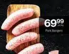 Checkers Pork bangers offer