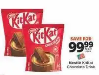 Checkers Nestlé - chocolate drink offer