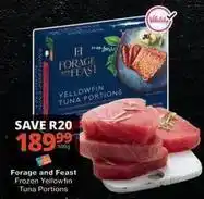 Checkers Frozen - yellowfin tuna portions offer