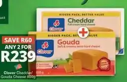 Checkers Clover - cheddar & gouda cheese offer