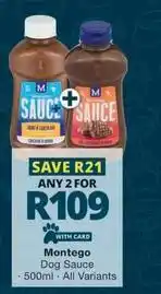 Checkers Dog sauce offer