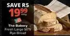 Checkers Fresh large 50% rye bread offer