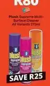Checkers Plush - supreme multi-surface cleaner offer