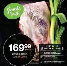 Checkers Leg of lamb offer