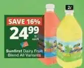 Checkers Sunfirst - dairy fruit blend offer