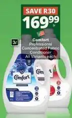 Checkers Comfort - professional concentrated fabric conditioner offer
