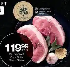 Checkers Pork cuts rump steak offer