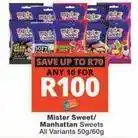 Checkers Mister sweet - sweets offer