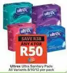 Checkers Ultra - sanitary pads offer