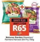 Checkers Hawaiian/farmers harvest stir fry offer