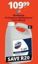 Checkers Domestos - professional multipurpose thick bleach offer