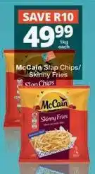 Checkers Mccain - slap chips/ skinny fries offer