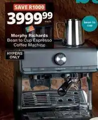 Checkers Bean to cup espresso coffee machine offer