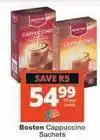 Checkers Cappuccino sachets offer
