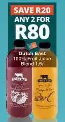 Checkers 100% fruit juice blend offer