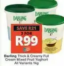 Checkers Darling - thick & creamy full cream mixed fruit yoghurt offer