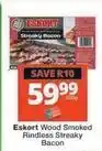 Checkers Eskort - wood smoked rindless streaky bacon offer