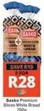 Checkers Sasko - premium slices white bread offer