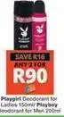 Checkers Playgirl - deodorant for ladies / deodorant for men offer