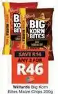 Checkers Willards - big korn bites maize chips offer