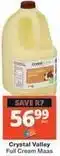 Checkers Crystal valley - full cream maas offer