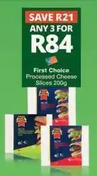 Checkers First choice - processed cheese slices offer