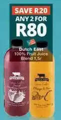 Checkers 100% fruit juice blend offer