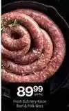 Checkers Fresh butchery karoo beef & pork wors offer