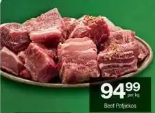 Checkers Beef potjiekos offer