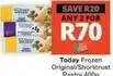 Checkers Today - frozen original/shortcrust pastry offer