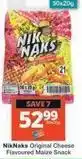 Checkers Niknaks original cheese flavoured maize snack offer