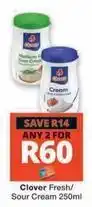 Checkers Clover - fresh/ sour cream offer
