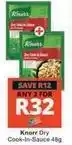 Checkers Knorr - dry cook-in-sauce 48g offer