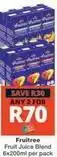 Checkers Fruitree - fruit juice blend offer