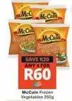 Checkers Mccain - frozen vegetables offer