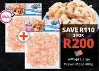 Checkers Large prawn meat offer