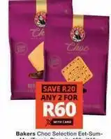 Checkers Bakers - choc selection eet-sum-mee offer