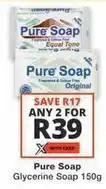 Checkers Equal - pure soap offer