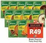 Checkers Knorr - regular/ tasty soup offer