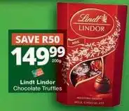 Checkers Lindt - chocolate truffles offer