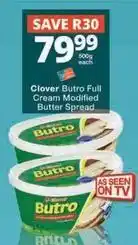 Checkers Clover - full cream modified butter spread offer