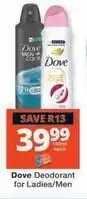 Checkers Dove - deodorant offer