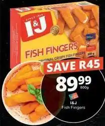 Checkers I&j - fish fingers offer