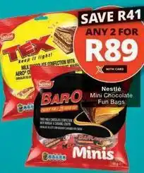 Checkers Nestlé - mini chocolate fun bags offer